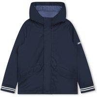 Hooded Water-Repellent Waxed Jacket