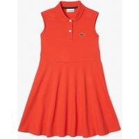 Cotton Sleeveless Polo Dress with Full Skirt