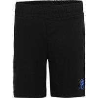 Logo Print Fleece Shorts in Cotton Mix