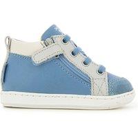 Kids Bouba Bi Zip Trainers in Leather