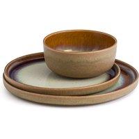 Set of 4 Liega Iridescent Sandstone Flat Plates