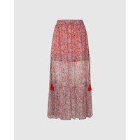 Floral Print Maxi Skirt
