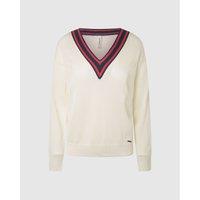 Cropped V-Neck Jumper
