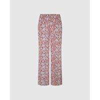 Printed Wide Leg Trousers