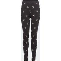 Logo Print Cotton Leggings