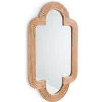 Rivia 120 x 73cm Rattan Mirror