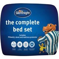 10.5 Tog Complete Bed Set - Duvet, Pillows & Mattress Protector