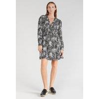 Printed V-Neck Mini Dress
