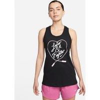 Dri-Fit Sports Vest Top in Cotton Mix with Romantic Print