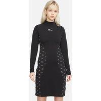Swoosh Air Mini Dress with Long Sleeves in Cotton Mix