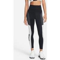 One Cropped Sports Leggings in Colour Block Print