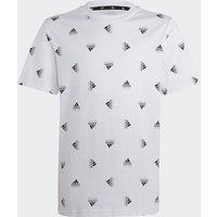 Logo Print Cotton T-Shirt with Short Sleeves
