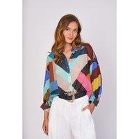 Enea Printed Cotton Blouse