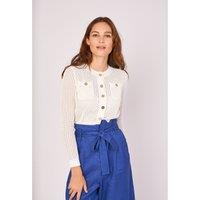 Ovni Buttoned Cardigan with Breast Pockets