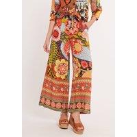 Jeronimos Printed Wide Leg Trousers