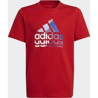 Logo Print Cotton T-Shirt with Short Sleeves