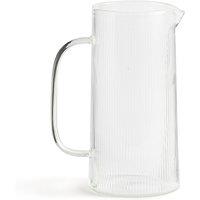 Stria Ridged Glass Jug