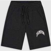 Logo Print Bermuda Shorts in Cotton Mix