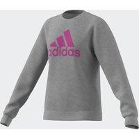 Logo Print Sweatshirt in Cotton Mix with Crew Neck