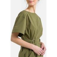 Tanzanie Cotton Mini Dress with Short Sleeves