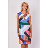 Cadencia Printed Sleeveless Dress