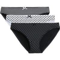 Pack of 3 Knickers in Graphic Print Cotton