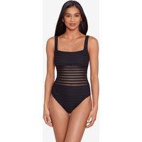 Ottoman Mesh Swimsuit