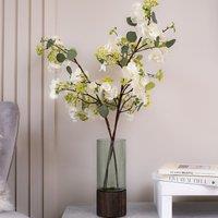 94cm Pack of 3 Artificial Eucalyptus Blossom Spray