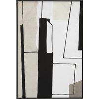 83x123cm Monochrome Abstract Canvas