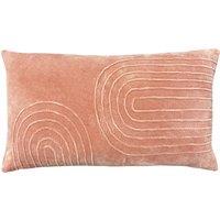 Mangata Pleated Velvet Rectangular Filled Cushion 30x60cm