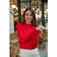 Solferinos High Neck Jumper in Fine Knit