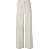 Wide Leg Trousers in Linen Mix
