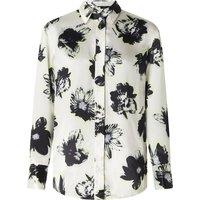 Floral Print Blouse with Long Sleeves