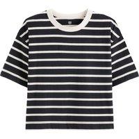 Striped Cotton Boxy T-Shirt