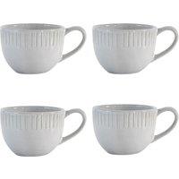 Set of 4 Harville Ridged Mugs