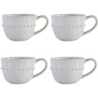 Set of 4 Harville Beaded Mugs