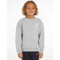 Cotton Mix Sweatshirt with Crew Neck