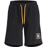 Logo Print Fleece Shorts in Cotton Mix