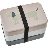 Lunch Box & Cutlery Set in Dog Print