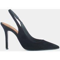 Diner Suede Sling Backs