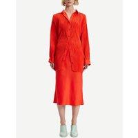 Agneta Satin Pencil Skirt
