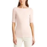 Boat Neck Top in Stretch Cotton