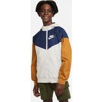 Logo Print Hooded Windbreaker