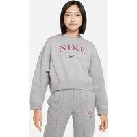 Logo Print Sweatshirt in Cotton Mix with Crew Neck
