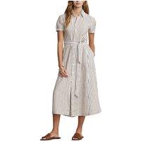 Striped Linen Shirt Dress