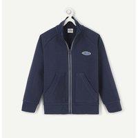 Cotton Zip-Up Cardigan