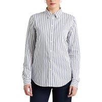 Striped Cotton Shirt with Long Sleeves