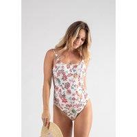 Tea Time Maternity Swimsuit in Floral Print