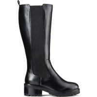 Wide Fit Chelsea Calf Boots in Leather