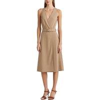 Sleeveless Wrapover Dress, Md-Length